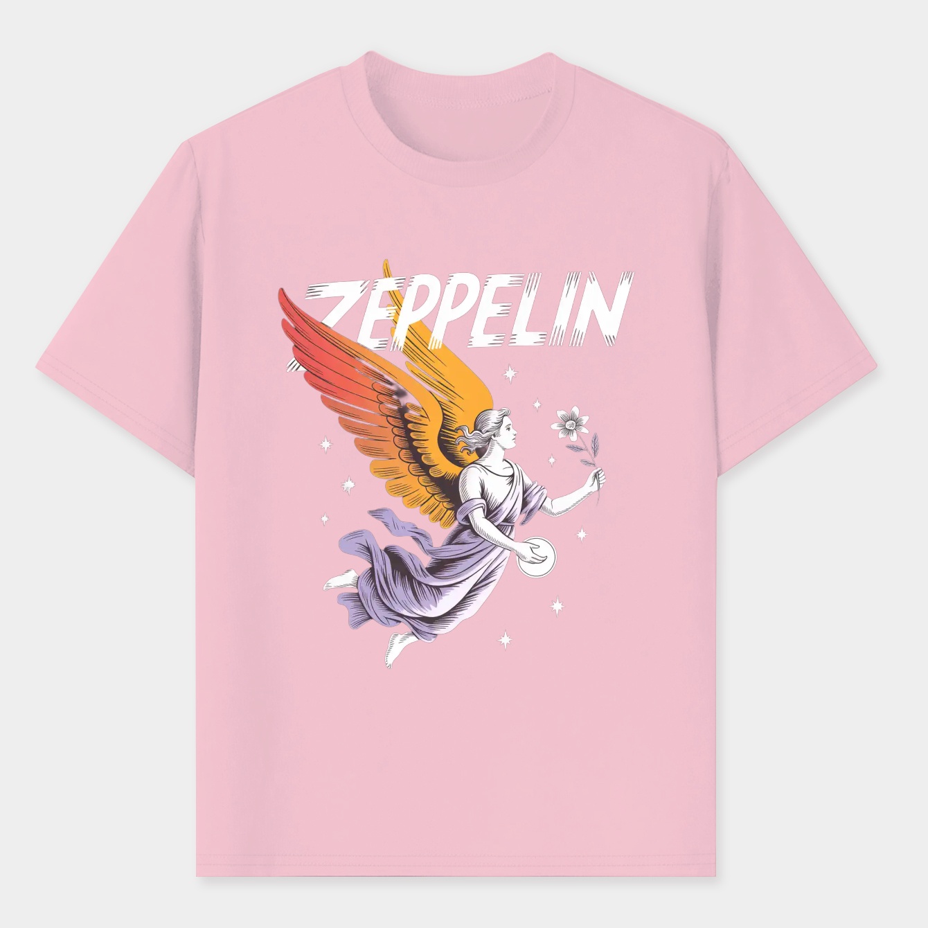 Zeppelin Statut Flower Men's T-Shirt