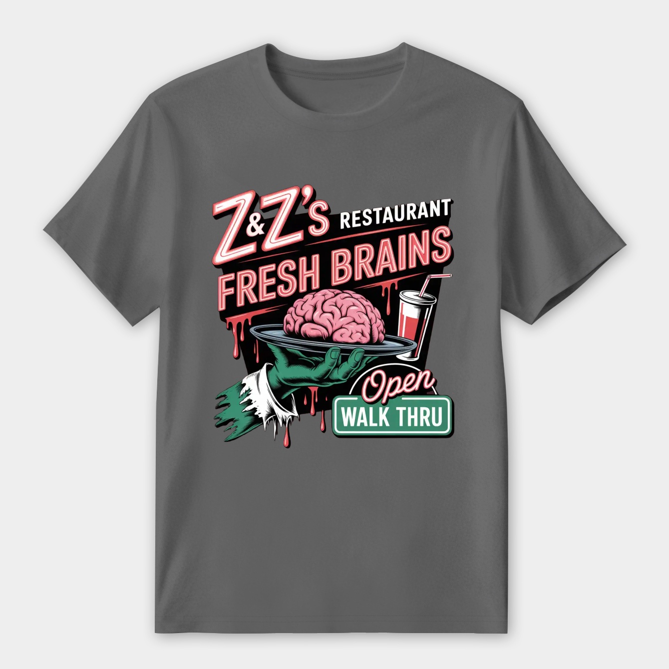 Z&Z's Fresh Brains Open Women's Premium Soft T-Shirt