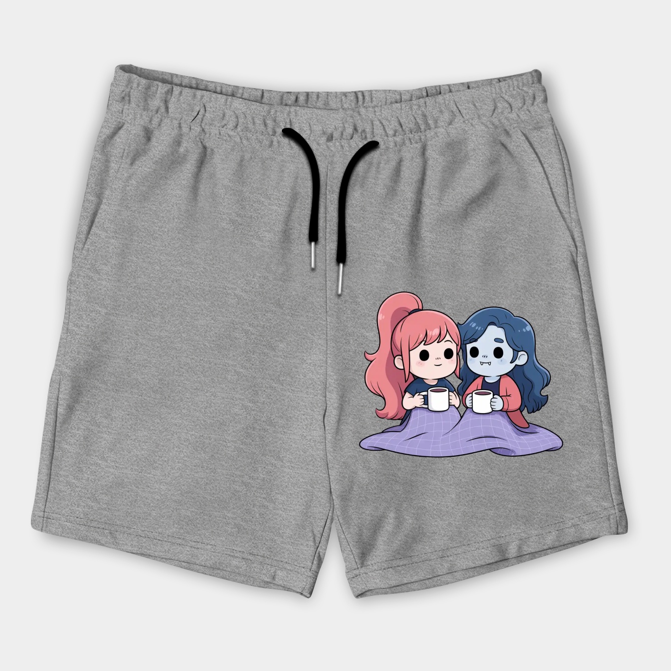 Bubblegum & Marceline Chibi Men's Shorts