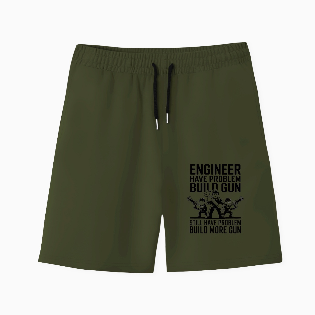 I Solve Practical Problems Men's Quick-Dry Athletic Shorts