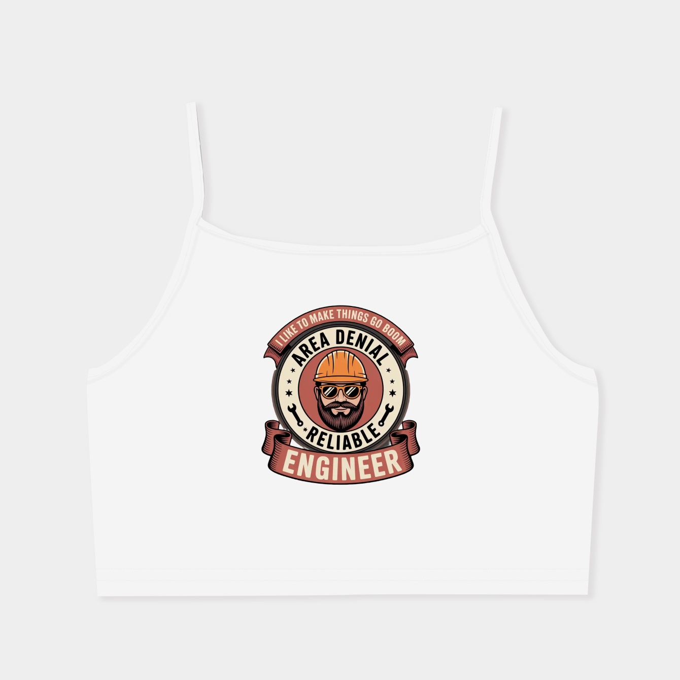 Engineer - Red Team Area Denial Women's  Spaghetti Strap Tank Top