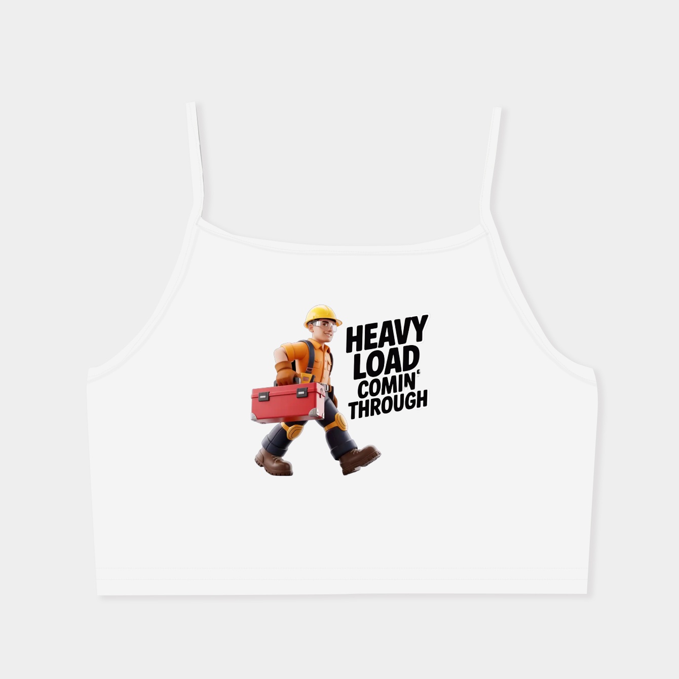 Heavy Load Comin’ Through (Engineer TF2) Women's  Spaghetti Strap Tank Top