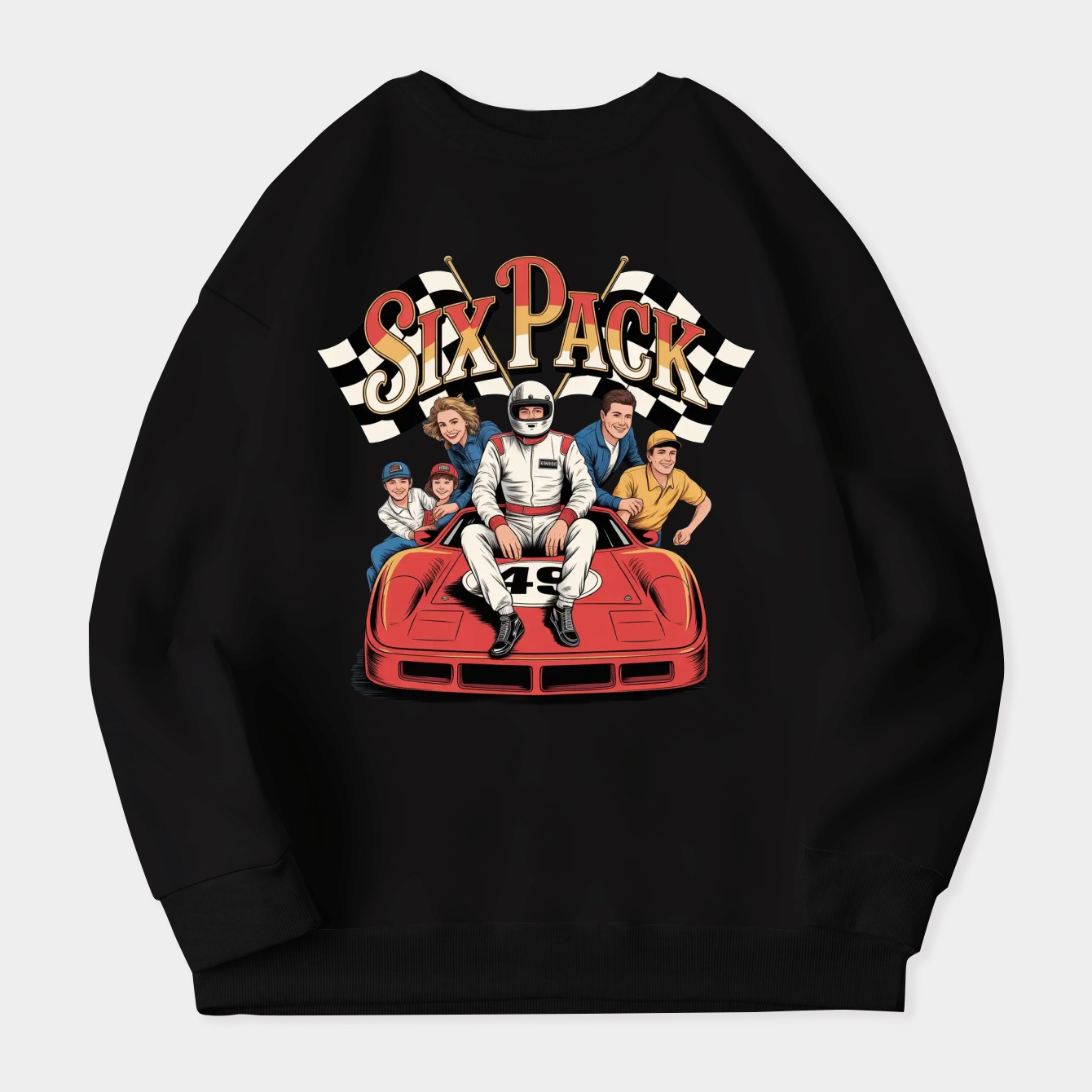 Six Pack Racing Crew Women's Crewneck Sweatshirt