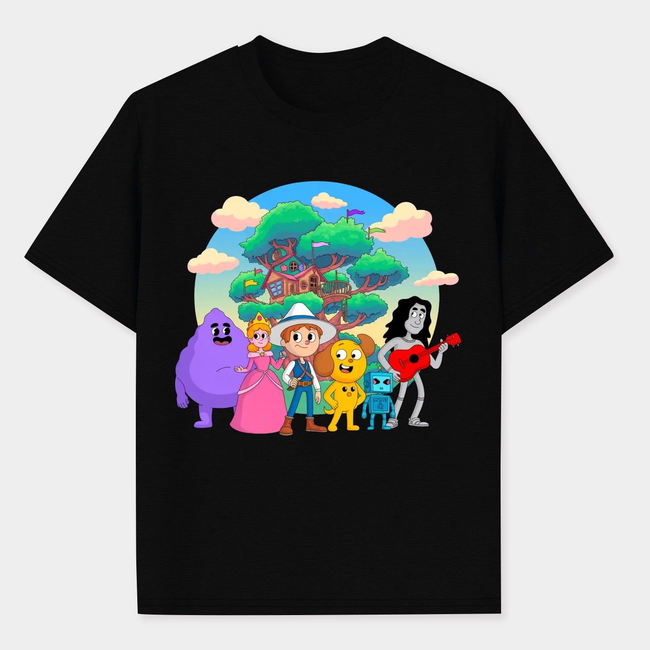 Adventure Time! Men's Performance Athletic T-Shirt
