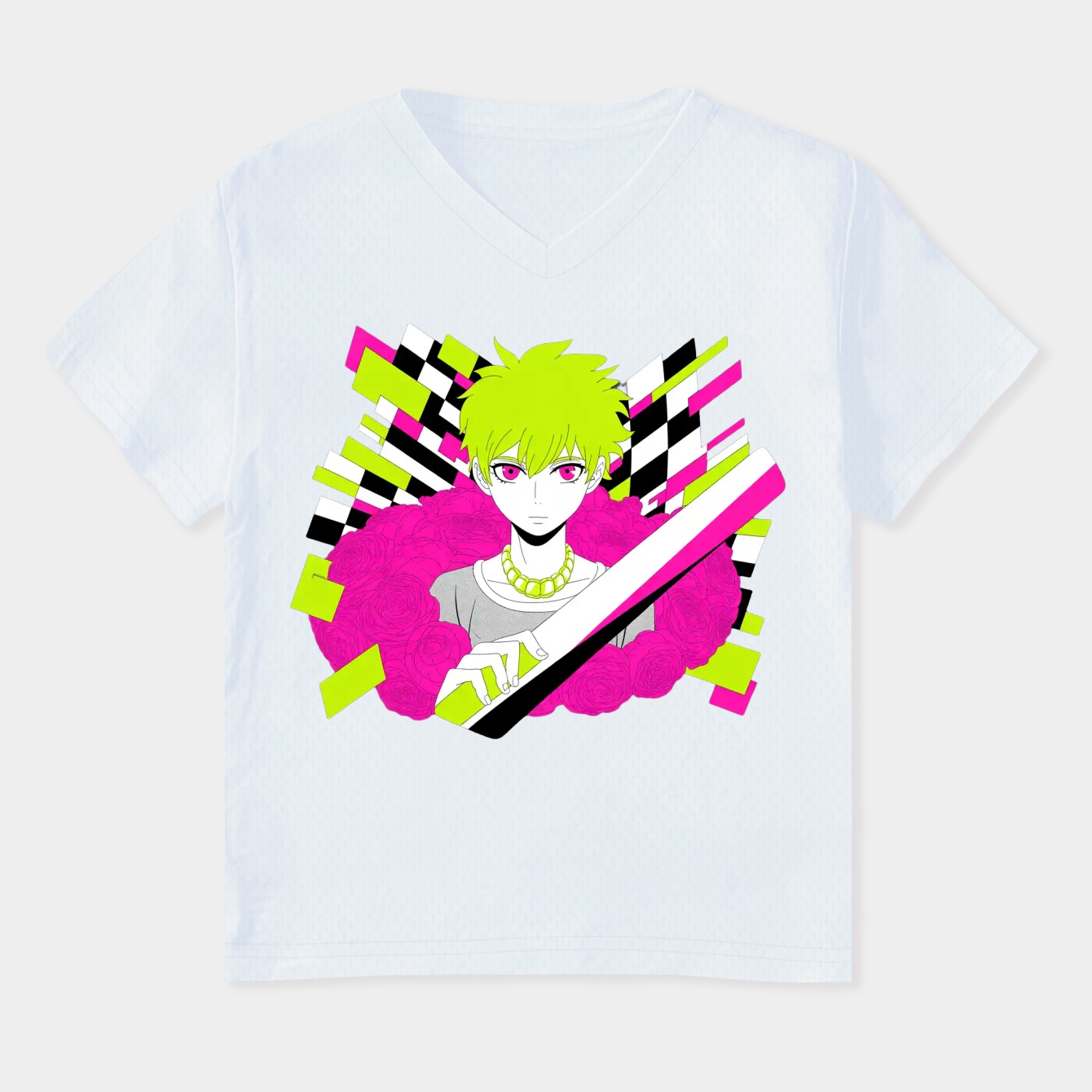 Rantaro Women's Plus Size V-Neck T-Shirt