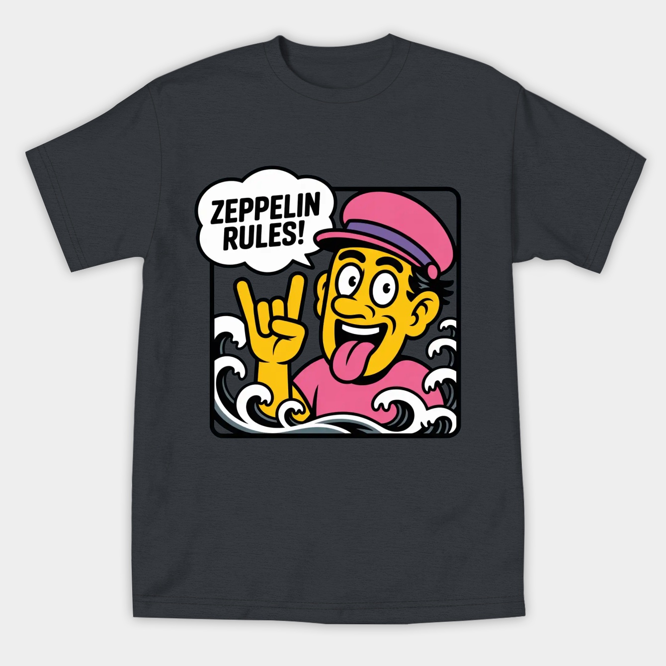 Zeppelin Rules Women's Athletic Performance T-Shirt