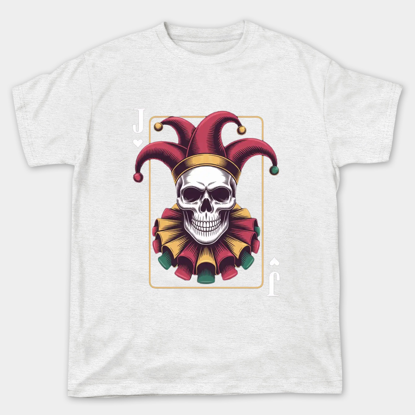 Joker Playing Card Skull