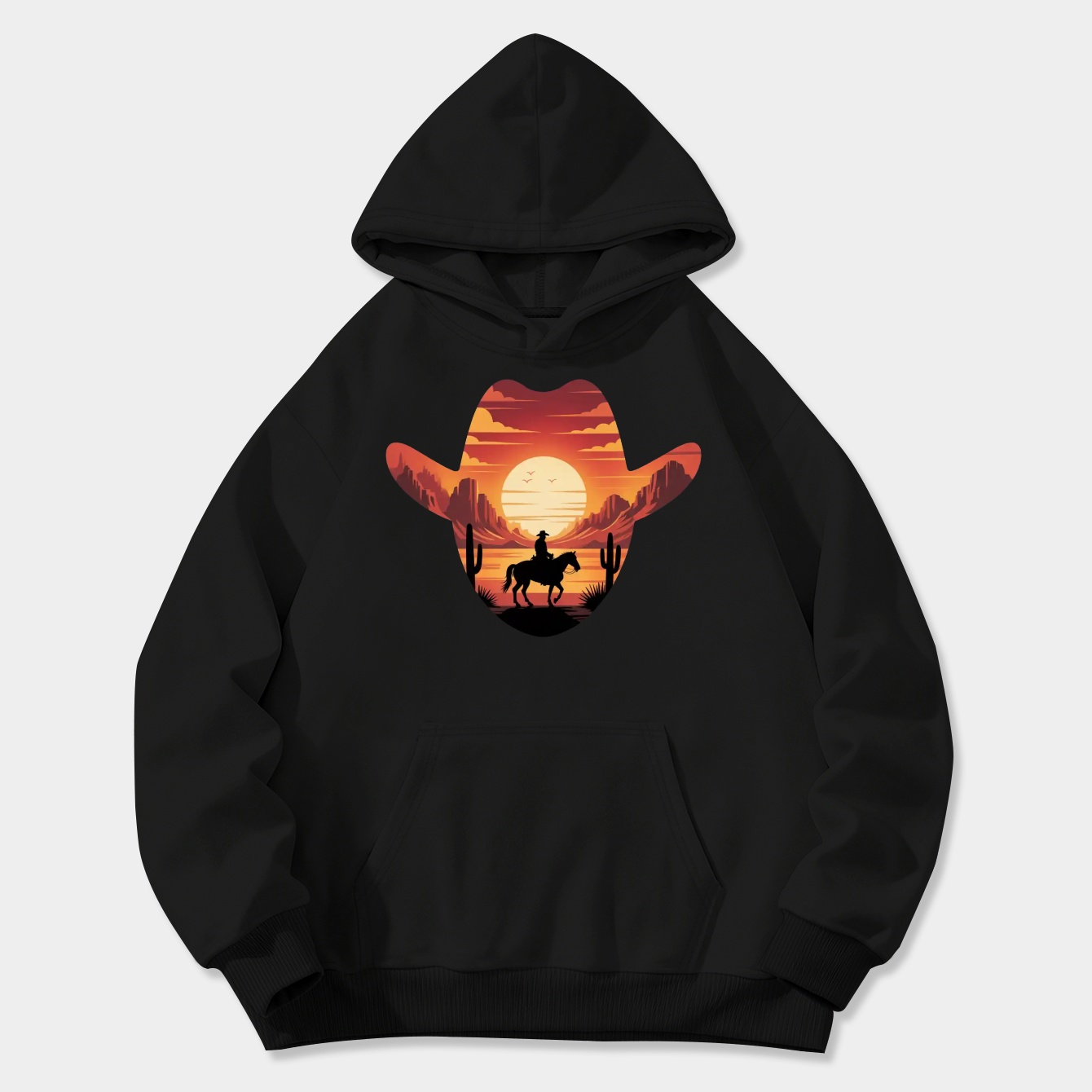 Red Logo Women's Plus Size Hoodie