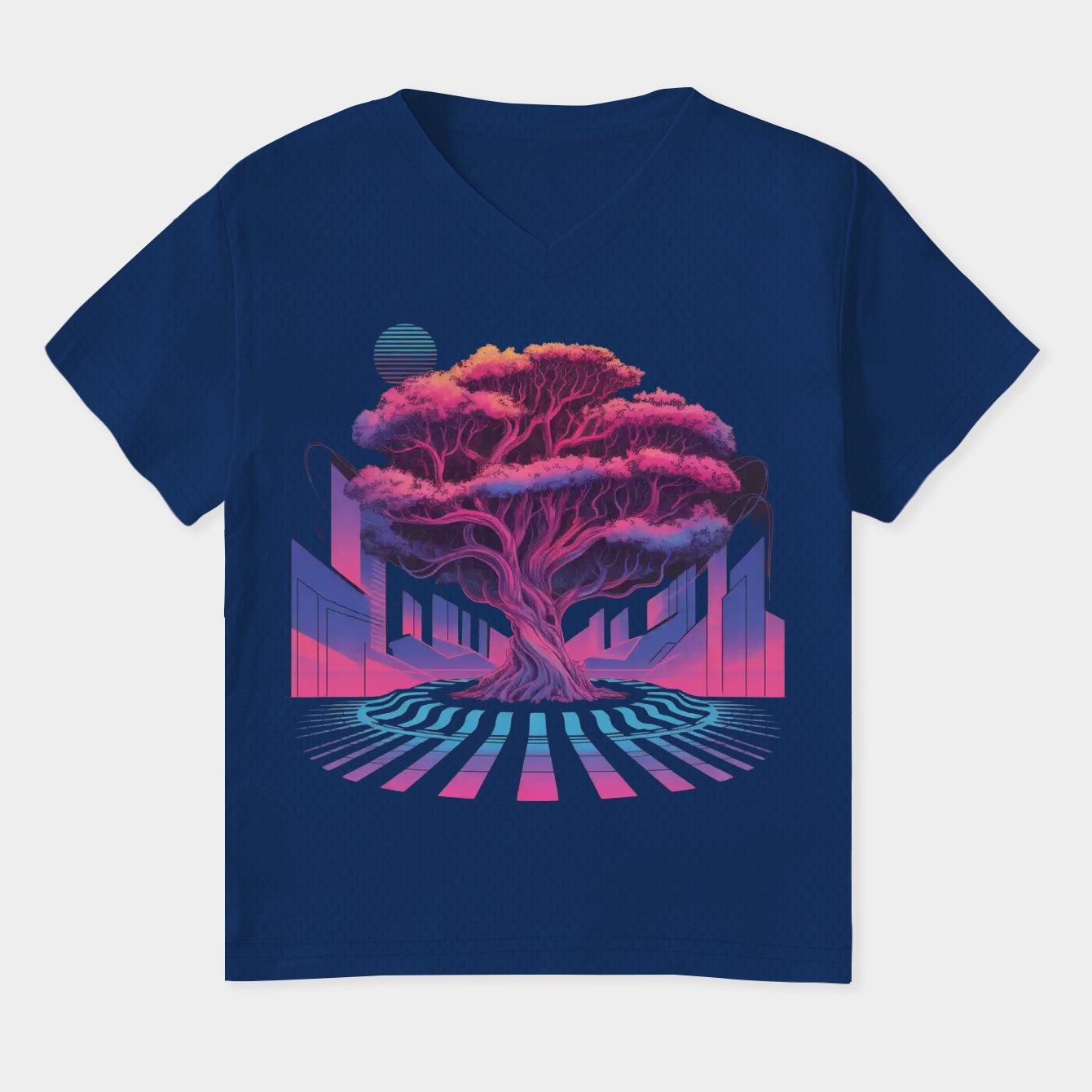 Elden Ring Lands Between Retro Wave Women's Plus Size V-Neck T-Shirt