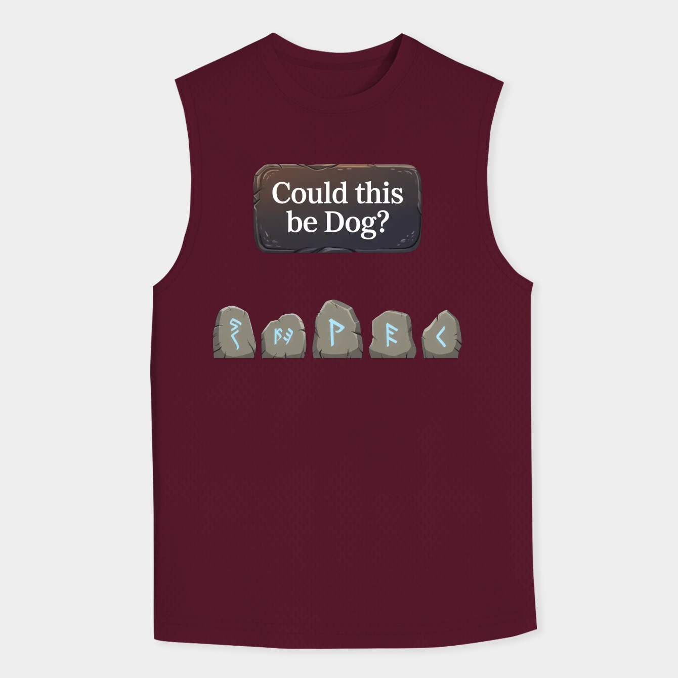 Could This Be Dog? - Elden Ring Message Men's Big & Tall Tank Top