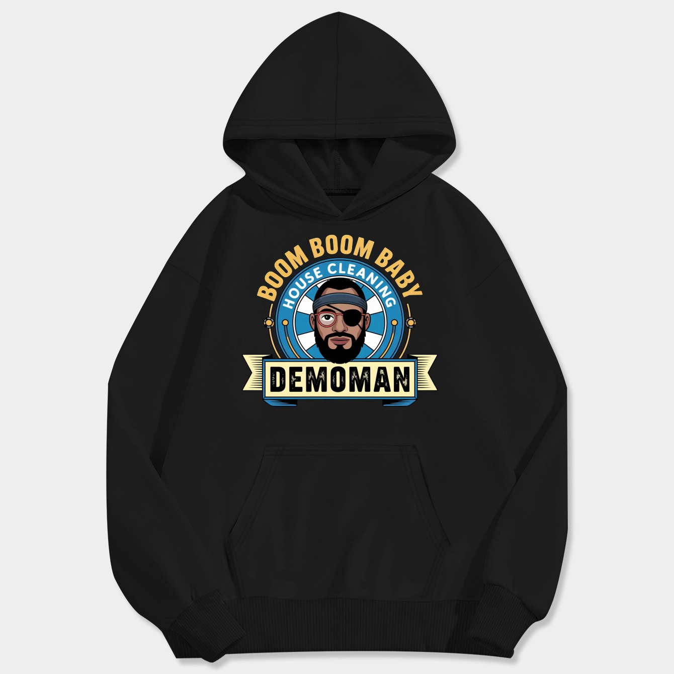Demoman - Blue Team Men's Big & Tall Hoodie