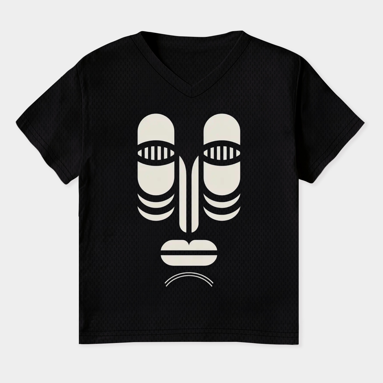 Minimal Noface, White, From Spirited Away Women's Plus Size V-Neck T-Shirt