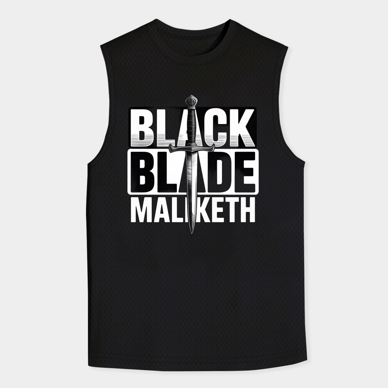 Back Blade Maliketh Men's Big & Tall Tank Top