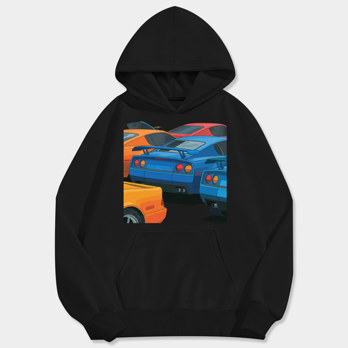 Aichi GTR's Men's Big & Tall Hoodie