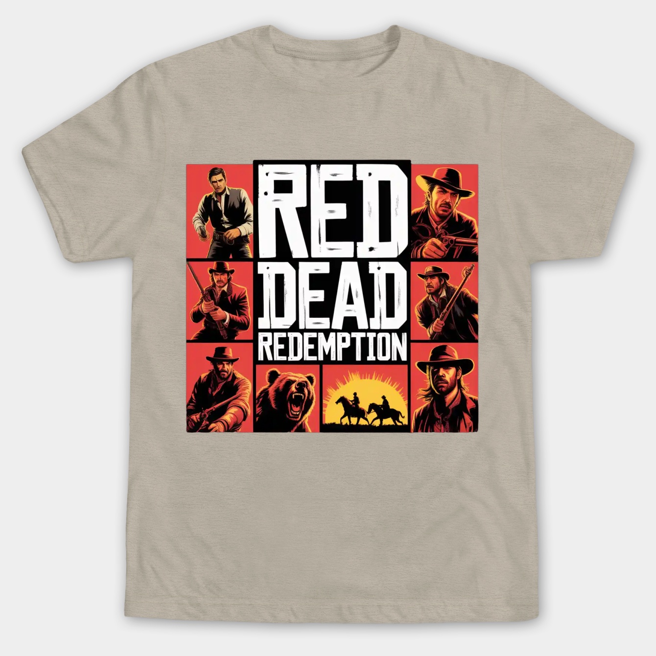 Red Theft Redemption Men's Big & Tall T-shirt