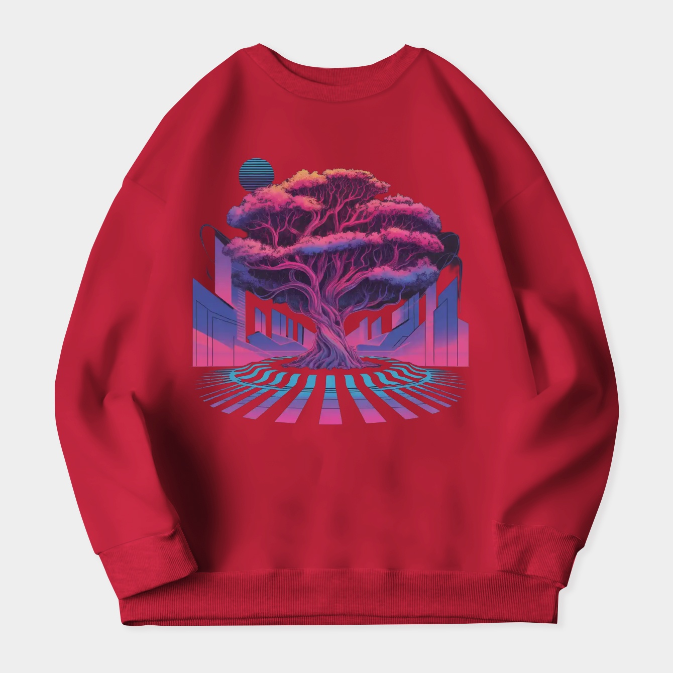Elden Ring Lands Between Retro Wave Women's Crewneck Sweatshirt