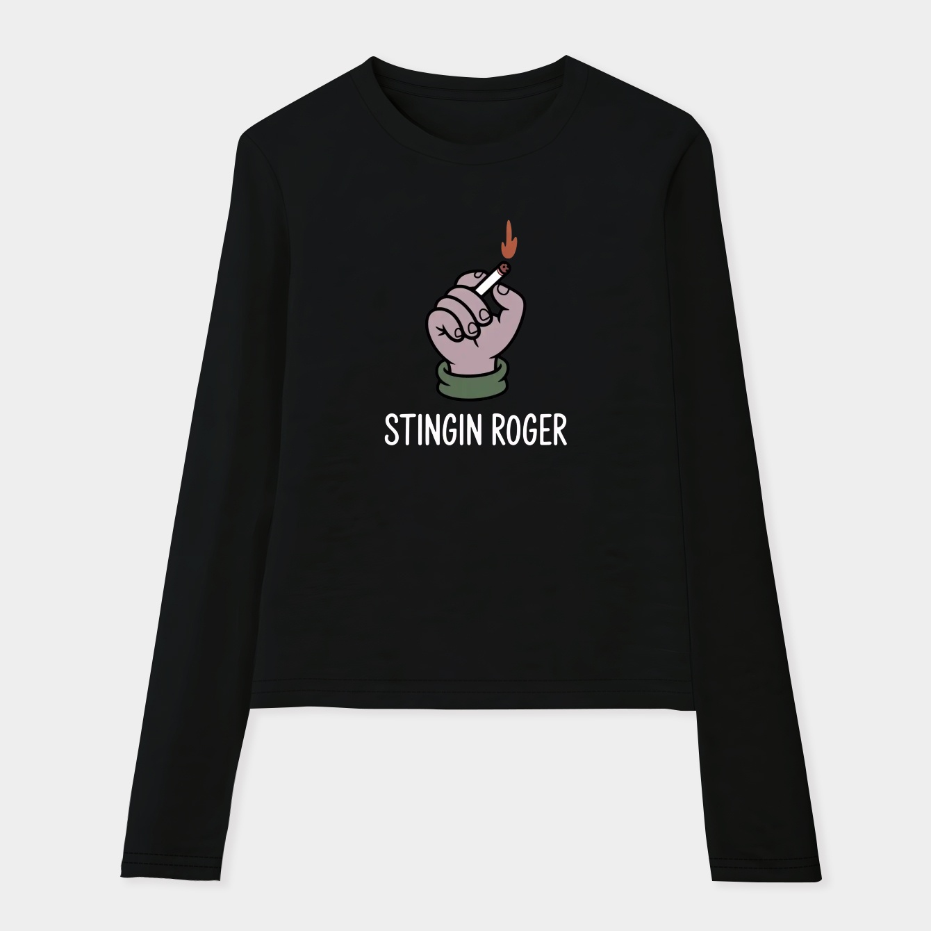 Stinging Roger Women's Soft Long Sleeve T-Shirt