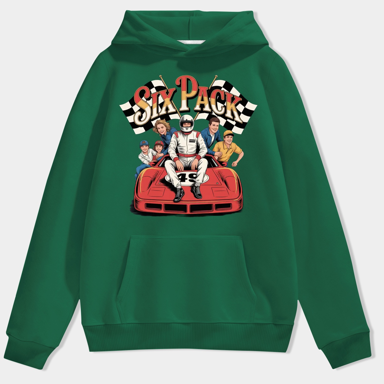 Six Pack Racing Crew Men's Hoodie
