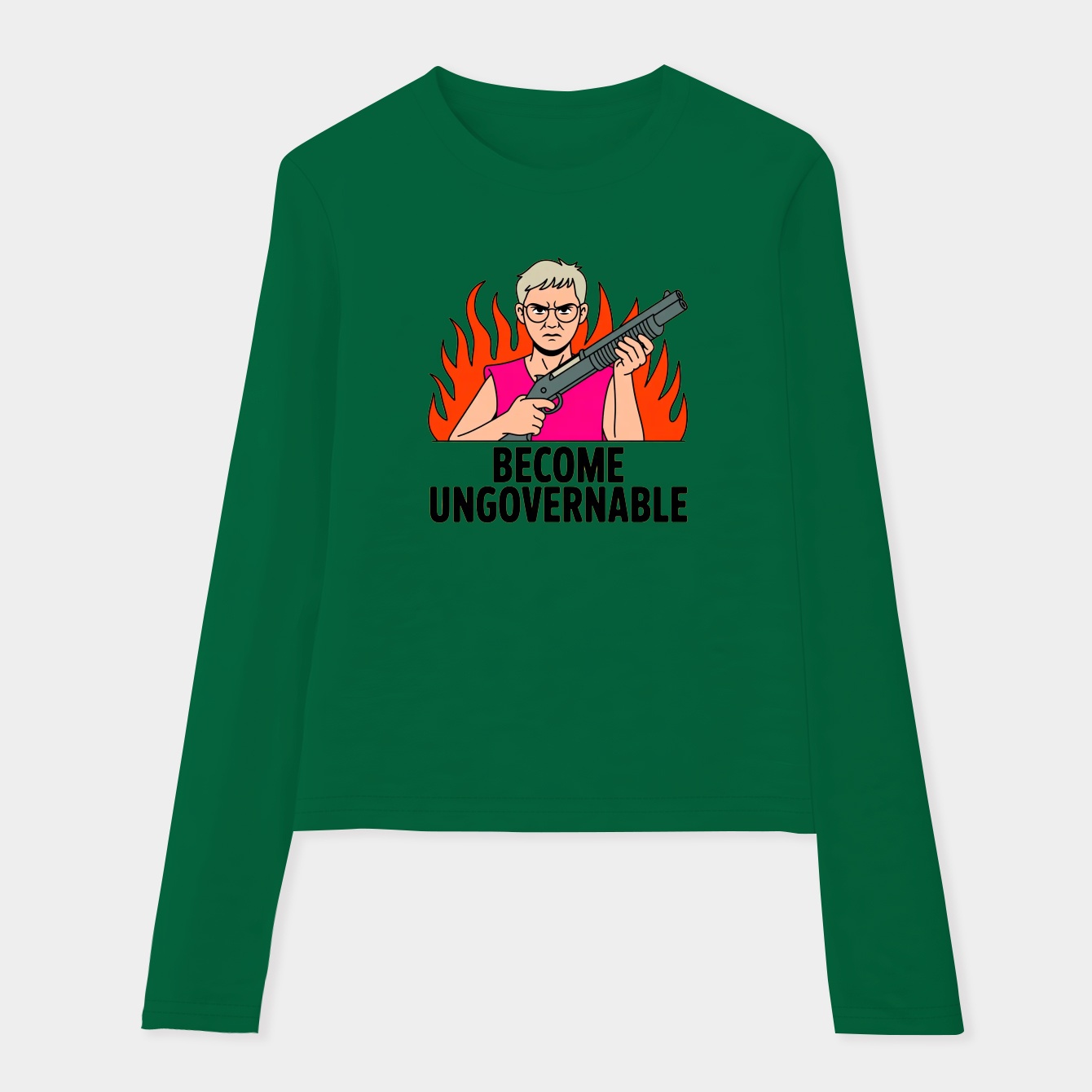 Ungovernable Lez Women's Soft Long Sleeve T-Shirt