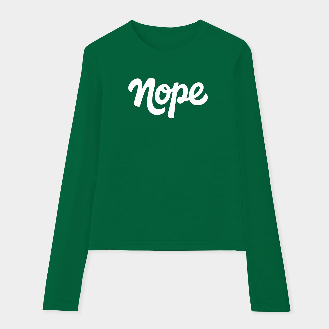 NOPE Women's Soft Long Sleeve T-Shirt