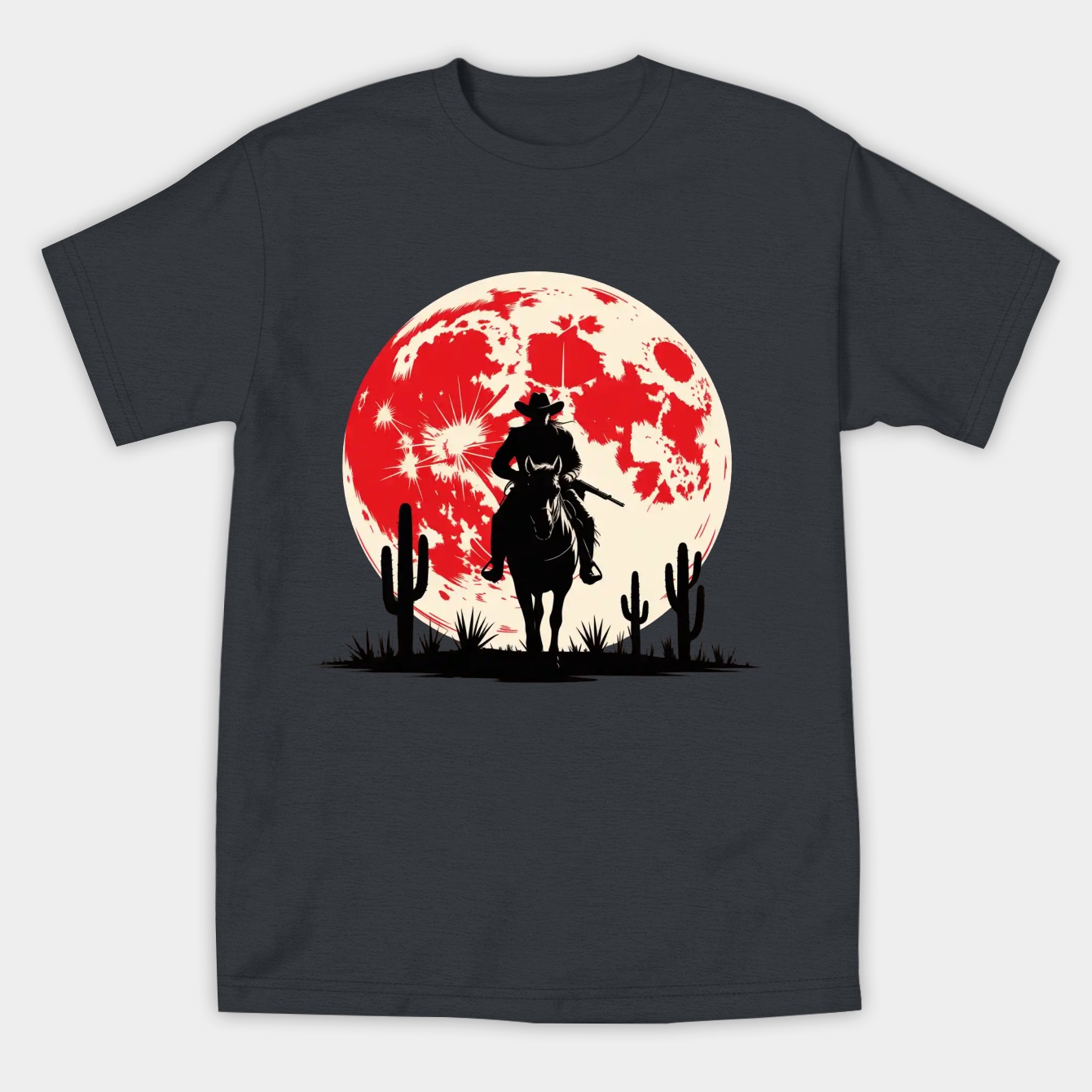 red moon Women's Athletic Performance T-Shirt