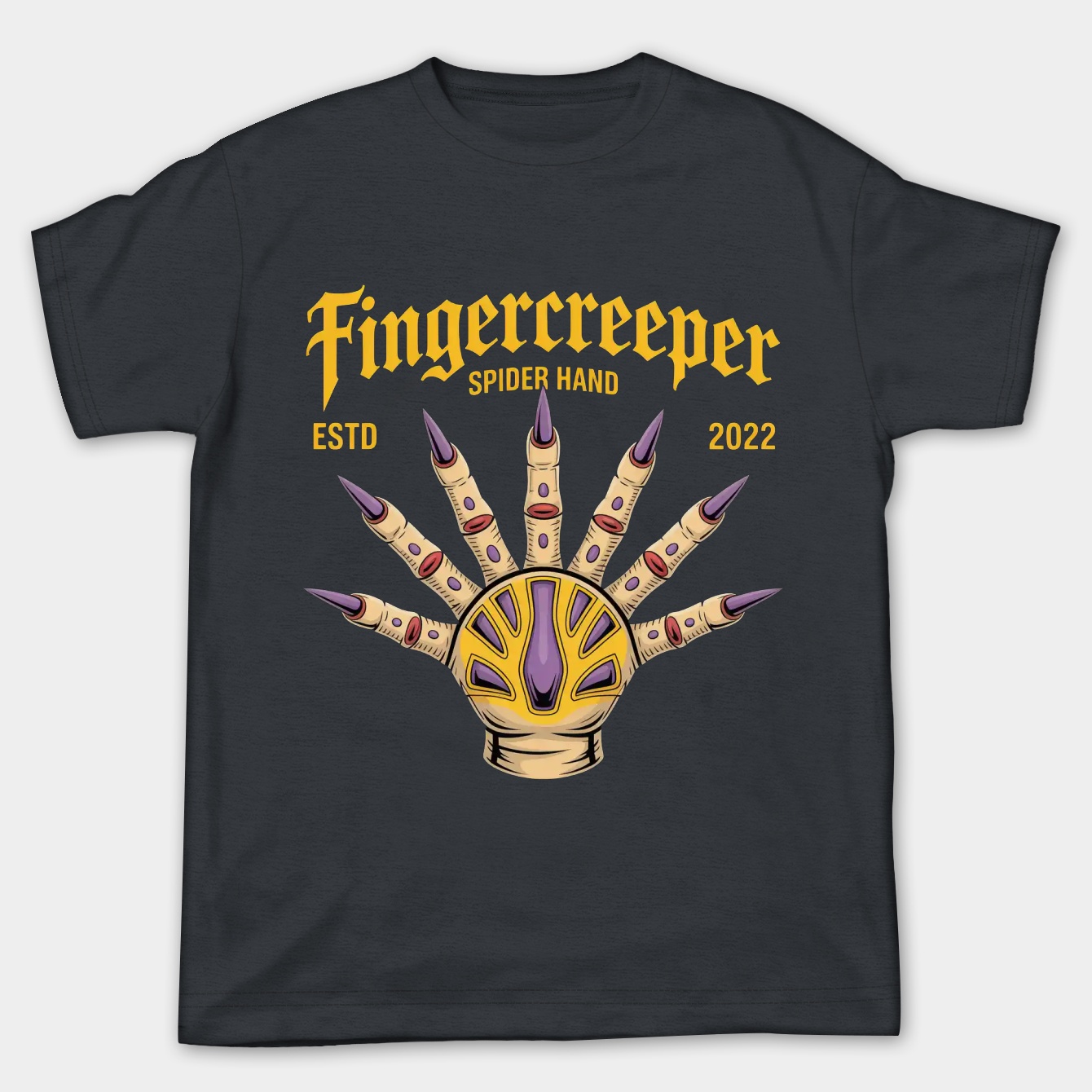 Fingercreeper Hand Spider Women's Plus Size T-shirt