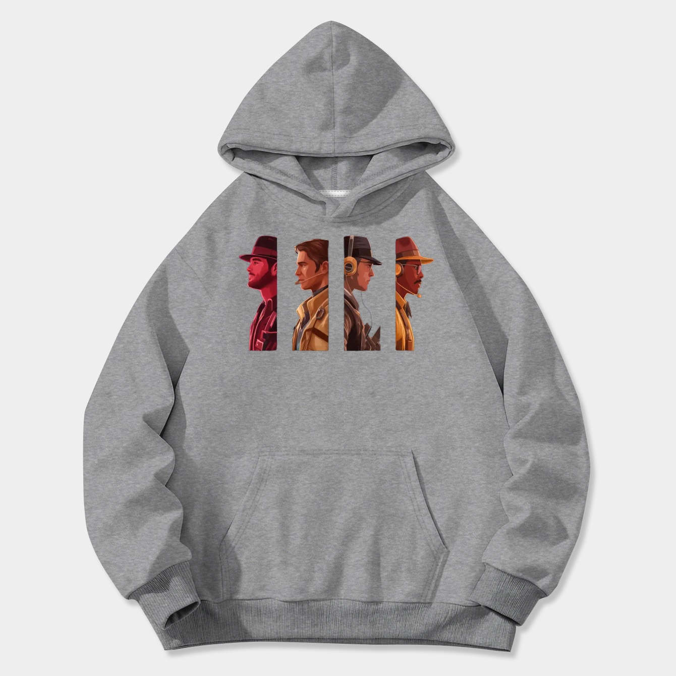 Team Fortress 2 Dramatic Class Silhouettes Women's Plus Size Hoodie