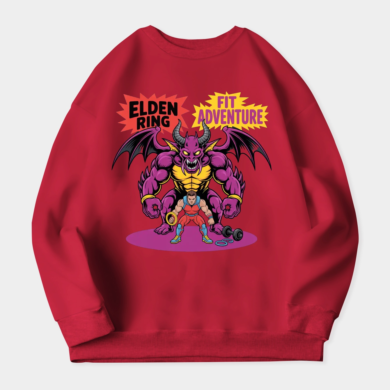 Gift Idea Elden Ring Fit Adventure Women's Plus Size Sweatshirt