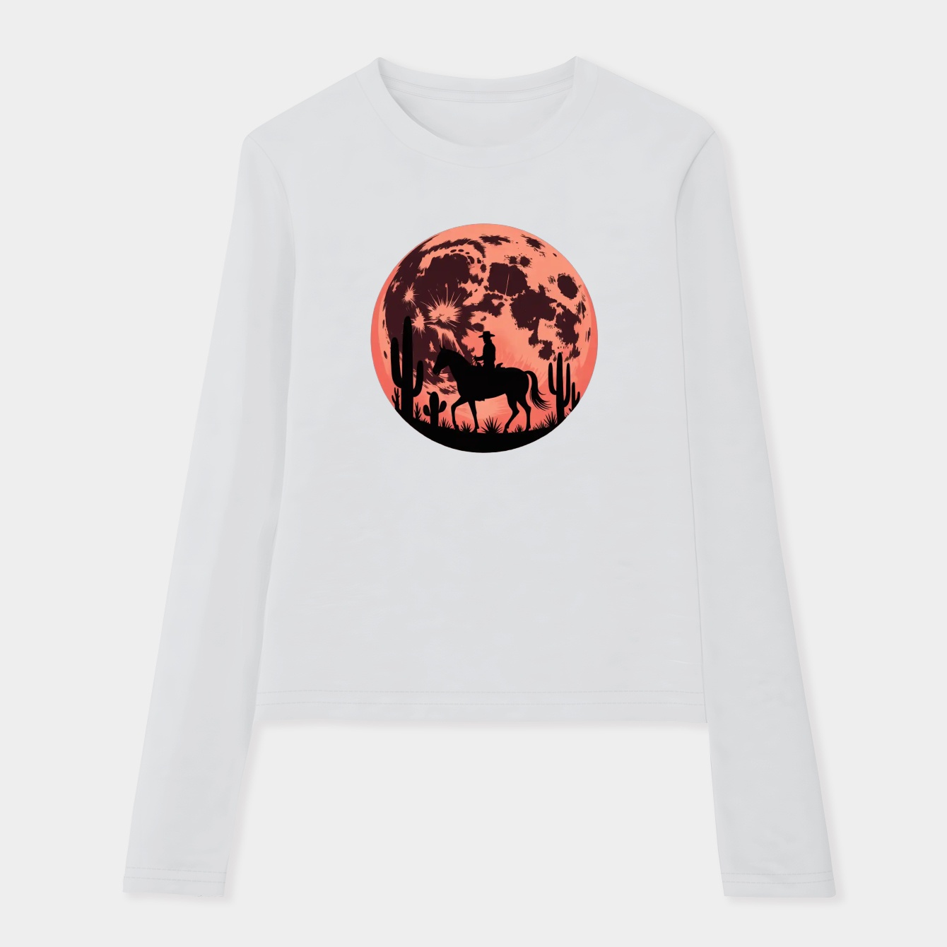 Red Moon Women's Soft Long Sleeve T-Shirt