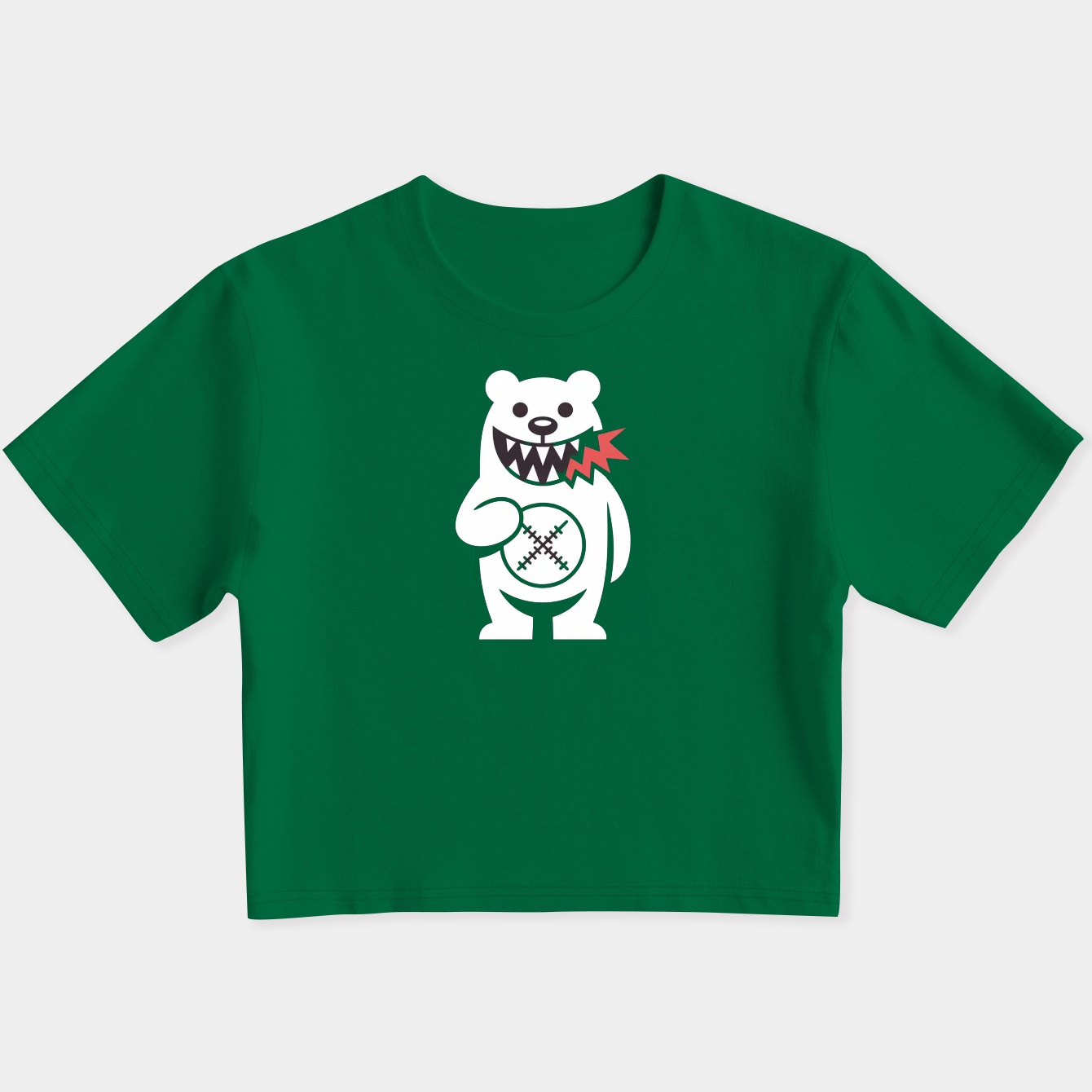 Monokuma Women's Slim Fit Baby Tee