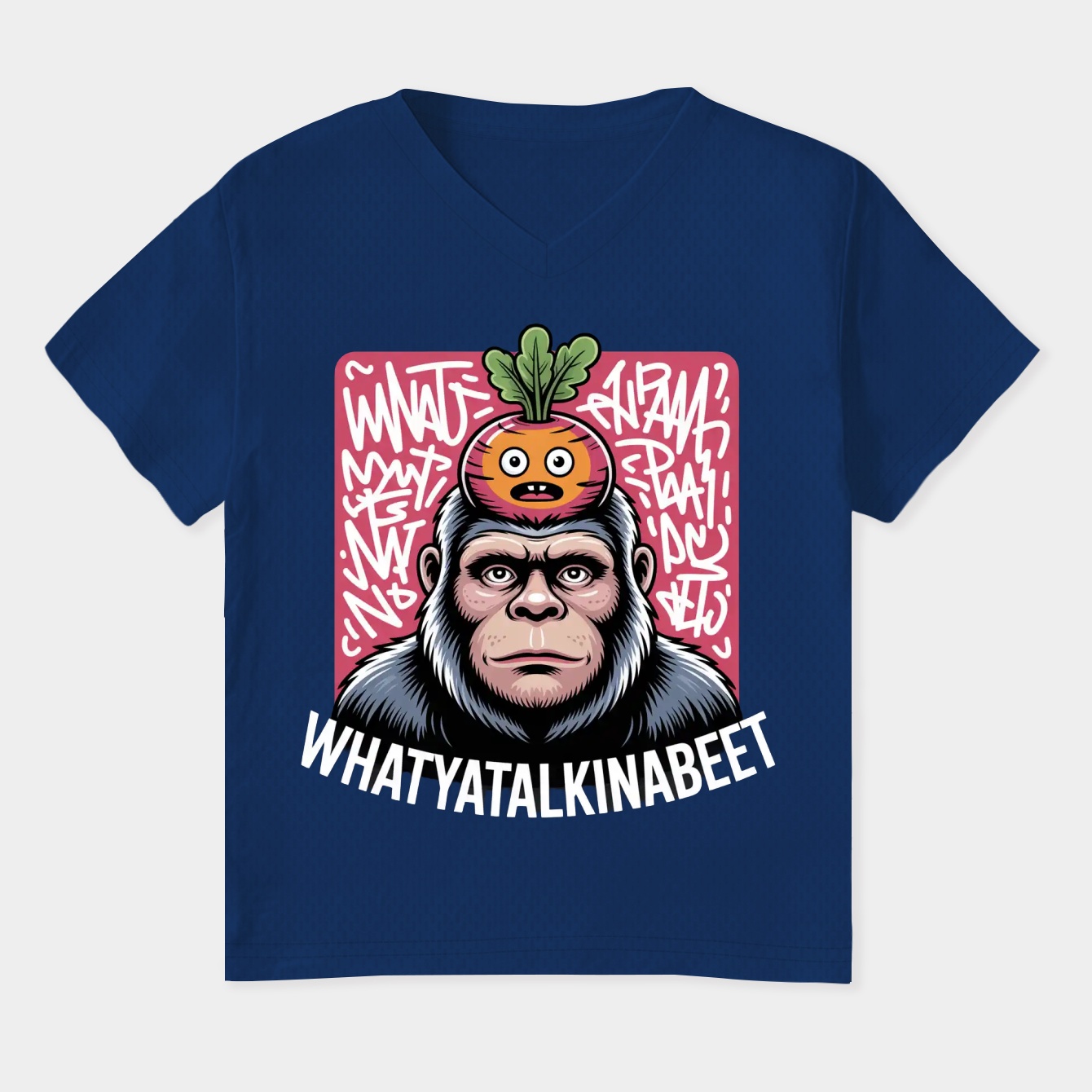 Sassy The Sasquatch Women's Plus Size V-Neck T-Shirt