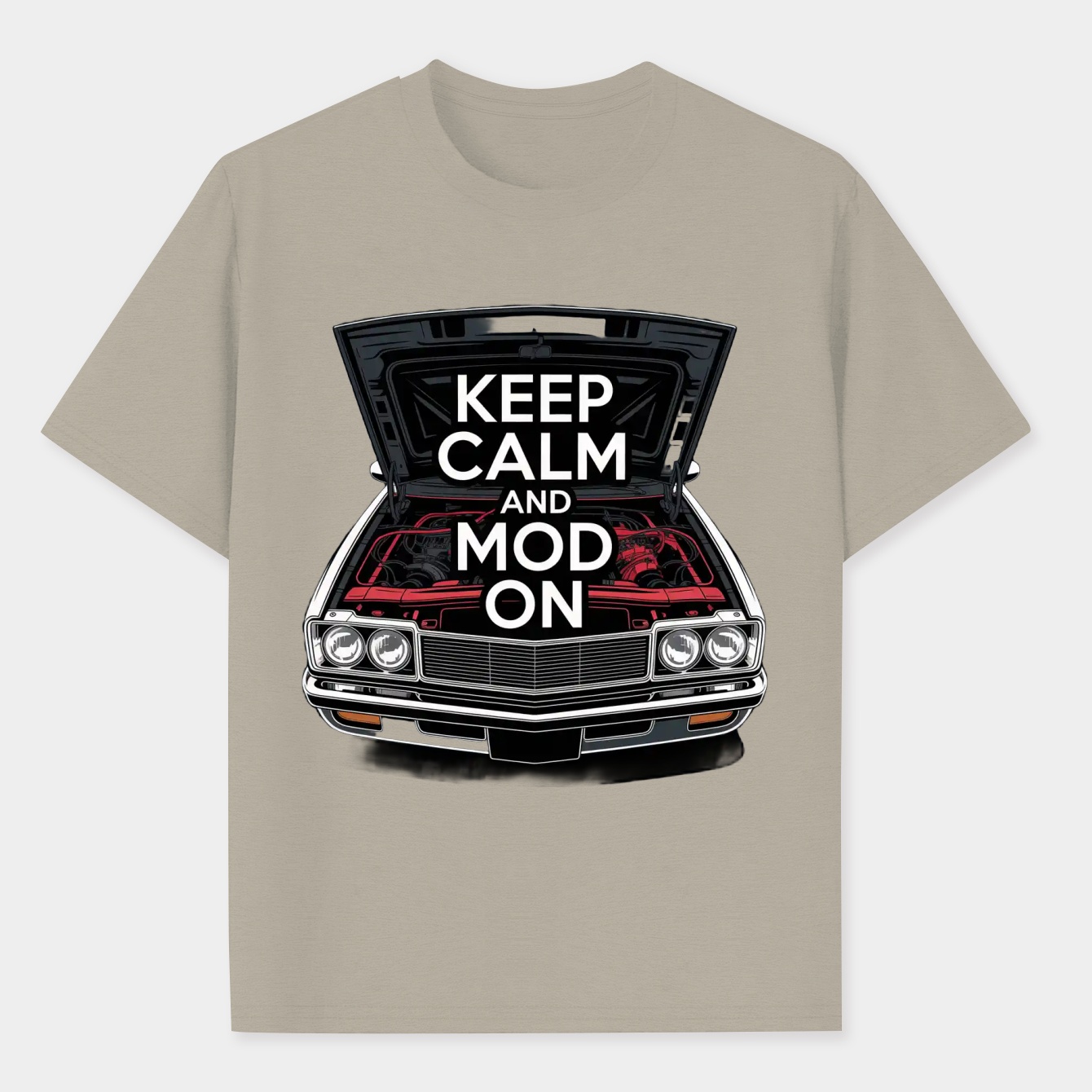 Keep Calm and Mod on Men's Performance Athletic T-Shirt