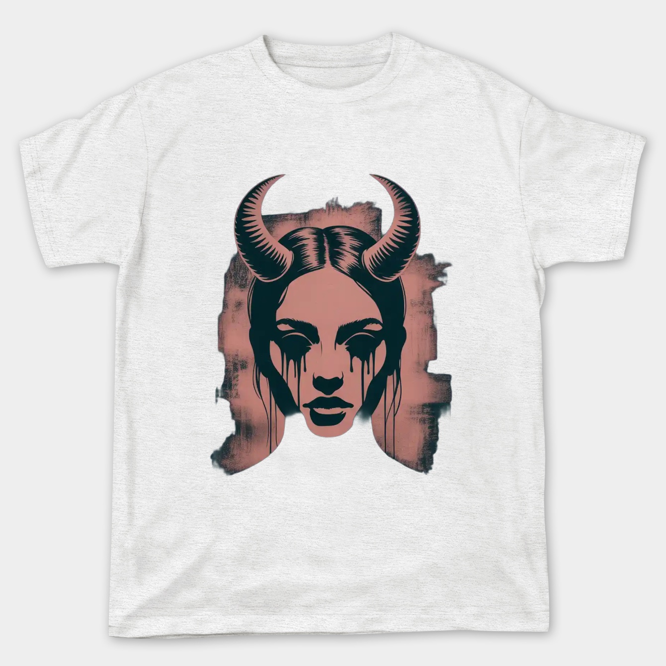 Devil Lady Pink Women's Plus Size T-shirt