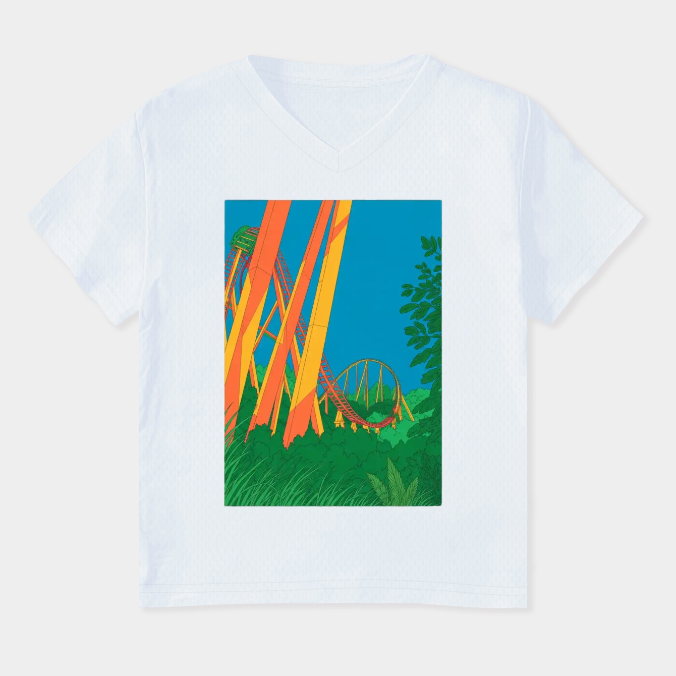 Spinsanity Women's Plus Size V-Neck T-Shirt