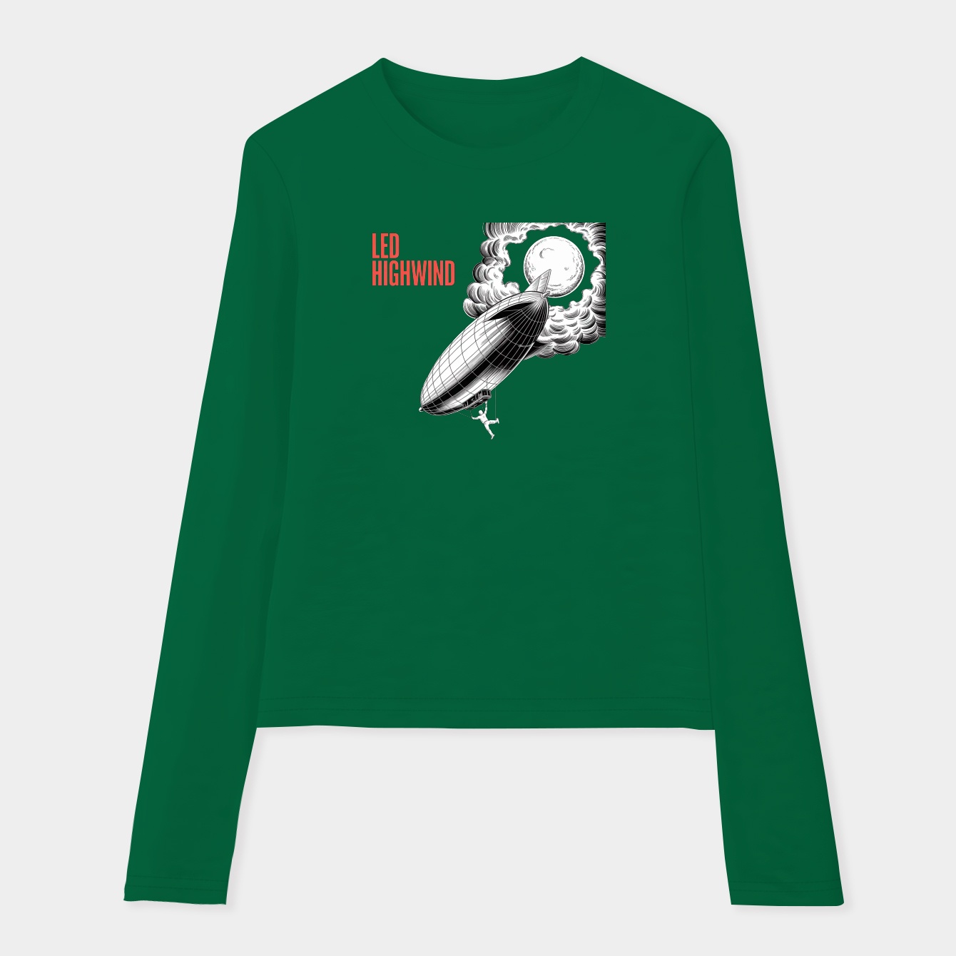 LED HIGHWIND White Women's Soft Long Sleeve T-Shirt