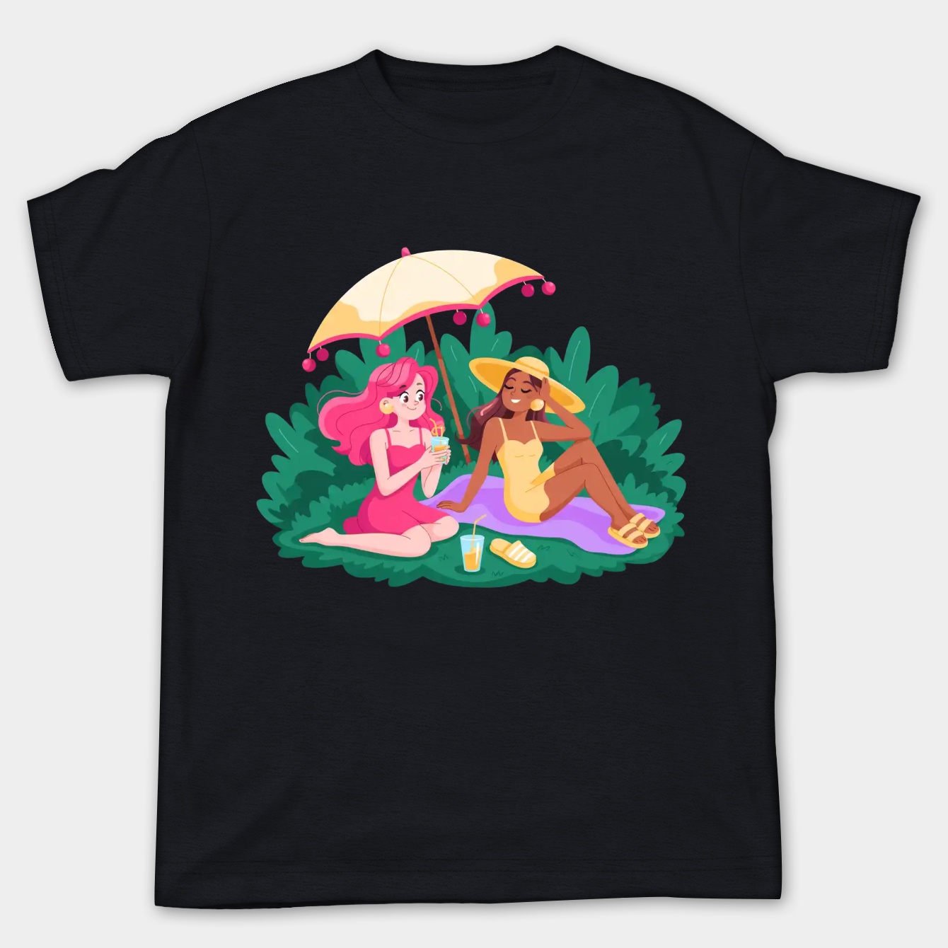 Bubblegum and Marceline Women's Plus Size T-shirt