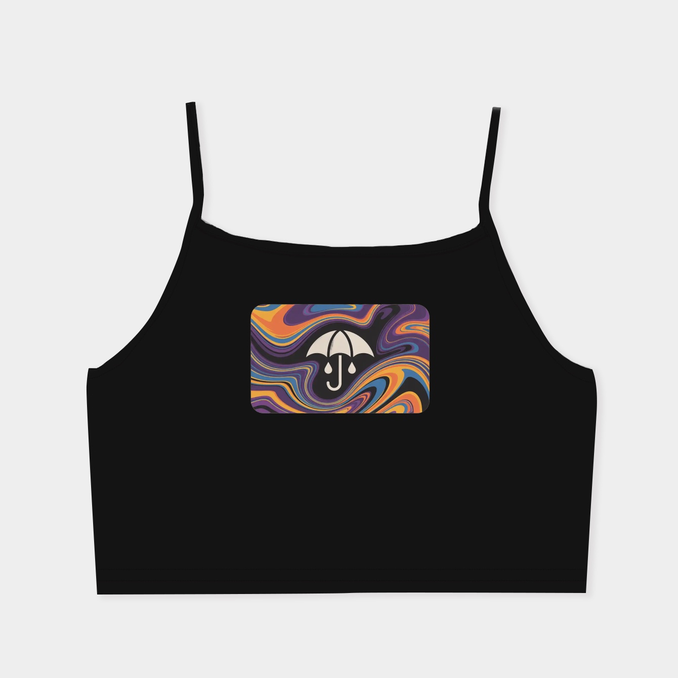 UMBRELLA Solid Women's Spaghetti Strap Tank Top