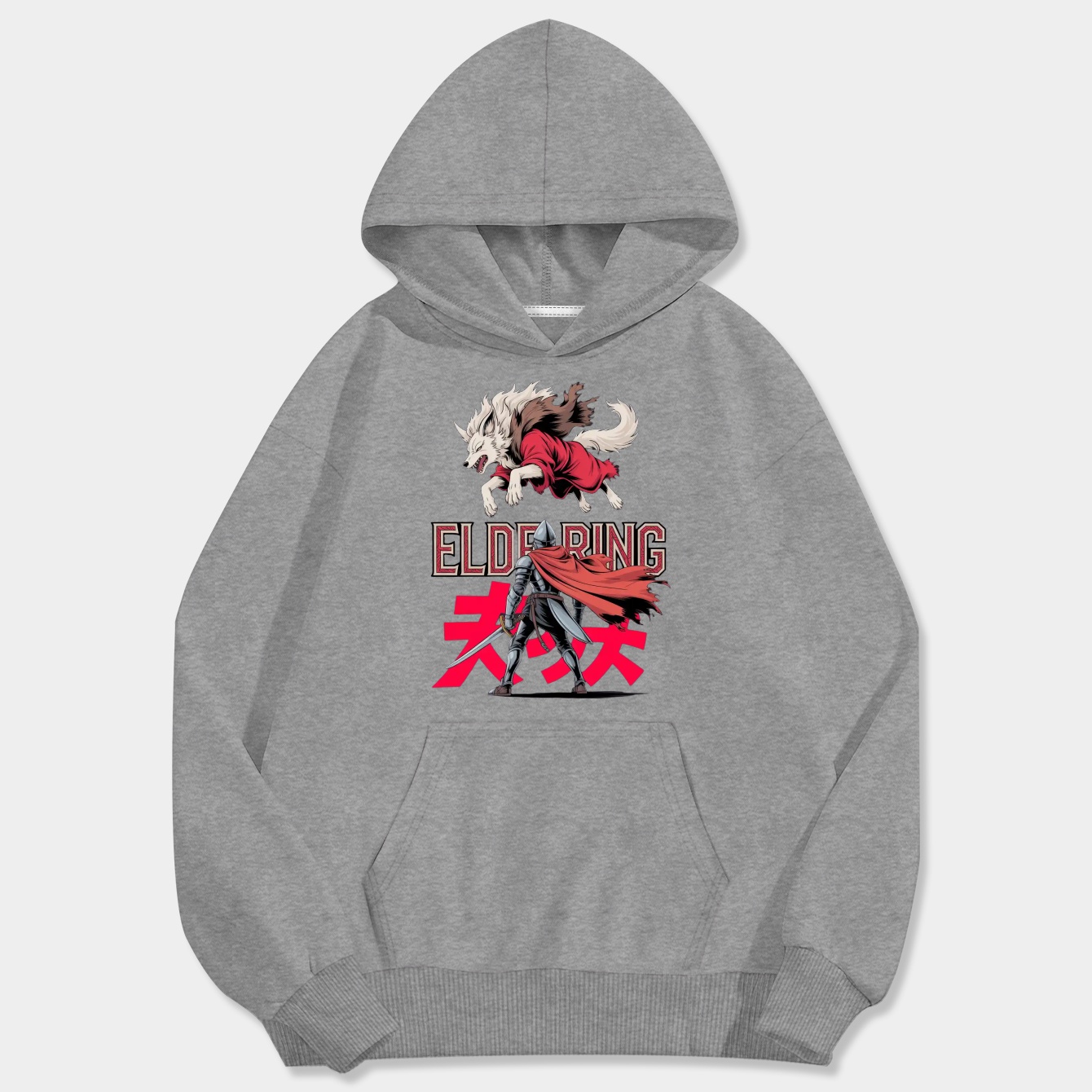 Elden Ring Akira Style Men's Big & Tall Hoodie