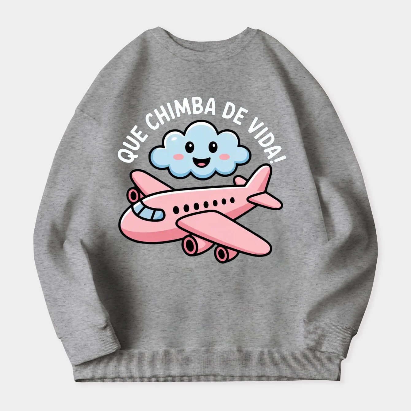Que chimba de vida Women's Crewneck Sweatshirt