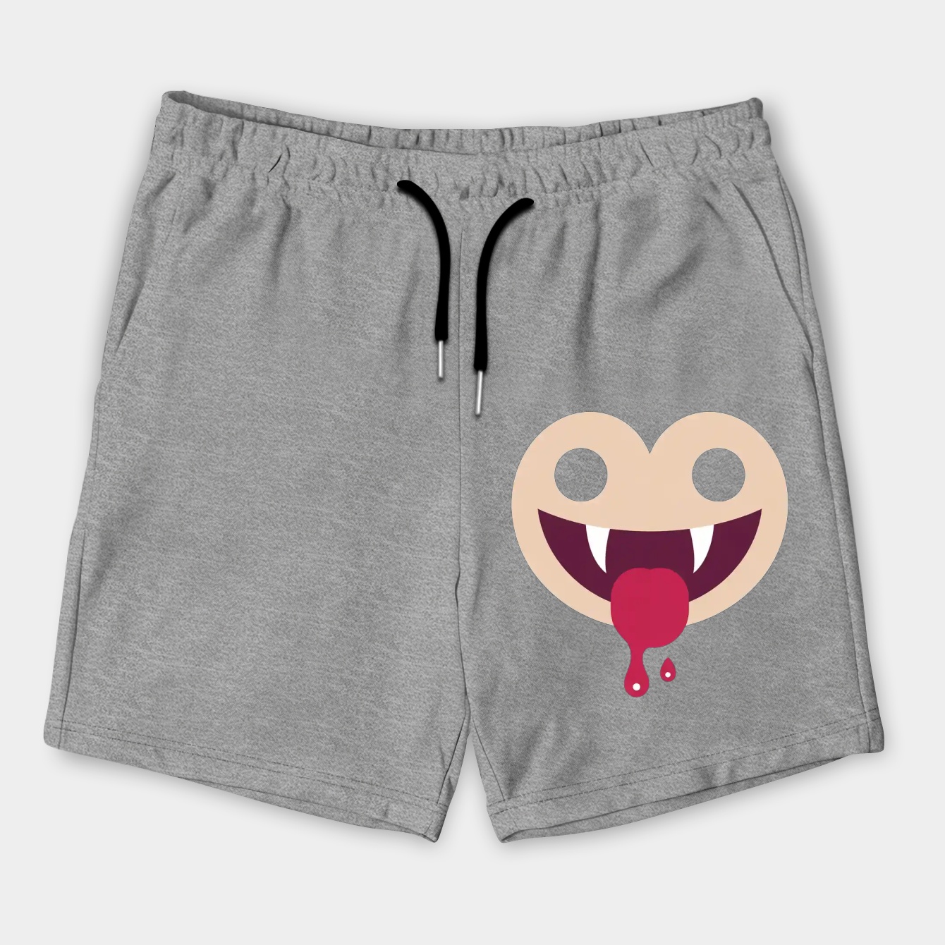 Vampire Mask Face Design Men's Shorts