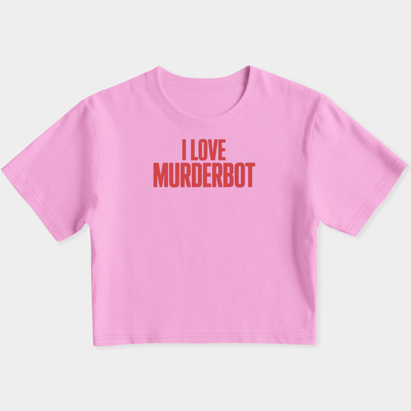 I love murderbot Women's Slim Fit Baby Tee