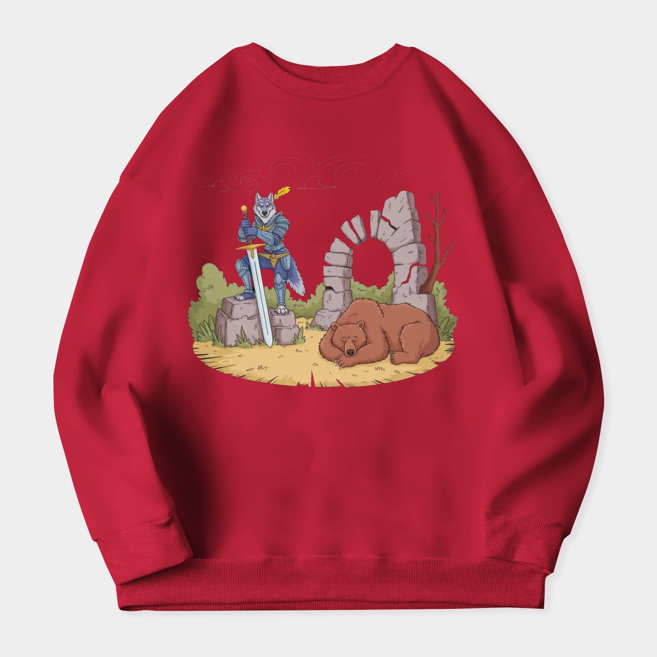 Blaidd The Half Wolf And Bear Women's Plus Size Sweatshirt