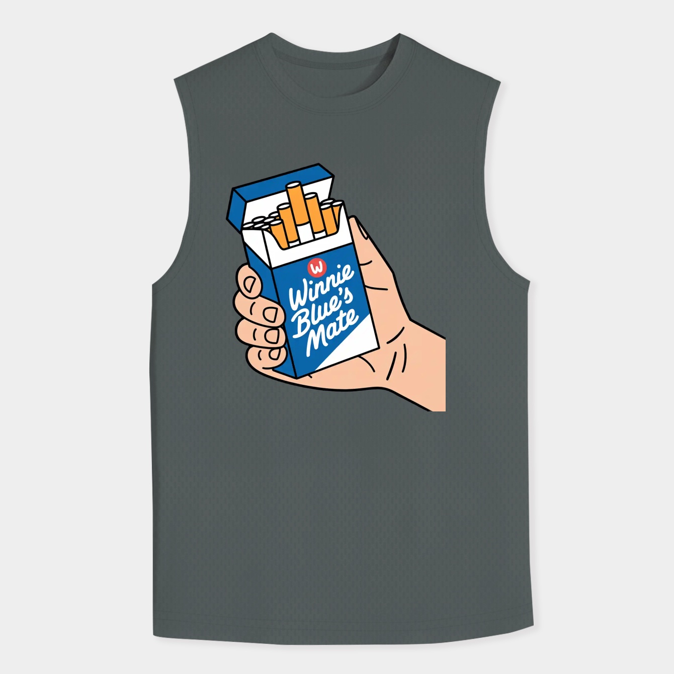 Winnie blue’s mate Men's Big & Tall Tank Top