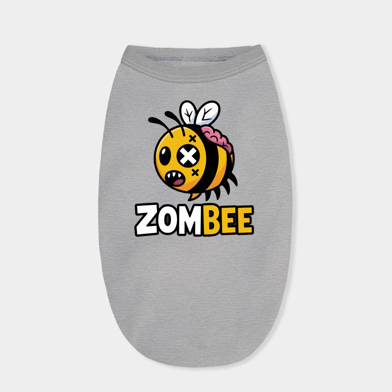 Zombee Undead Bee Design Dog Shirt