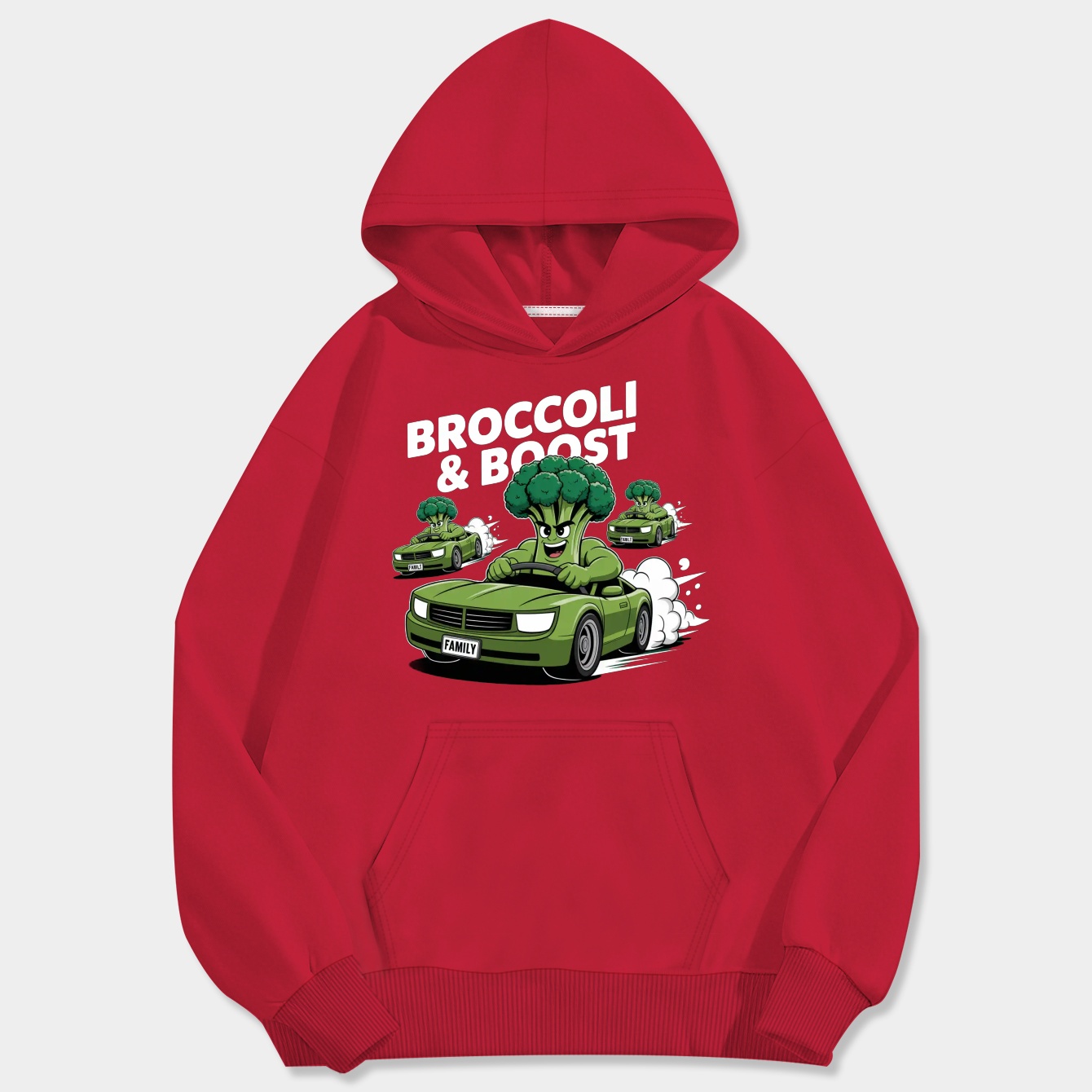 Broccoli & Boost Men's Big & Tall Hoodie