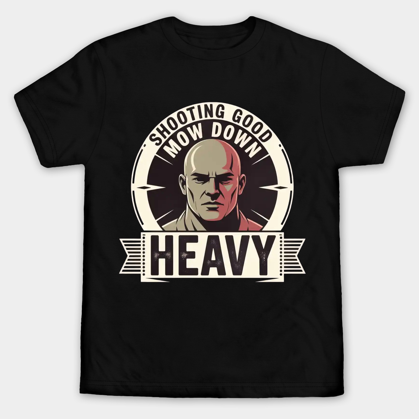 HEAVY - RED TEAM Men's Big & Tall T-shirt