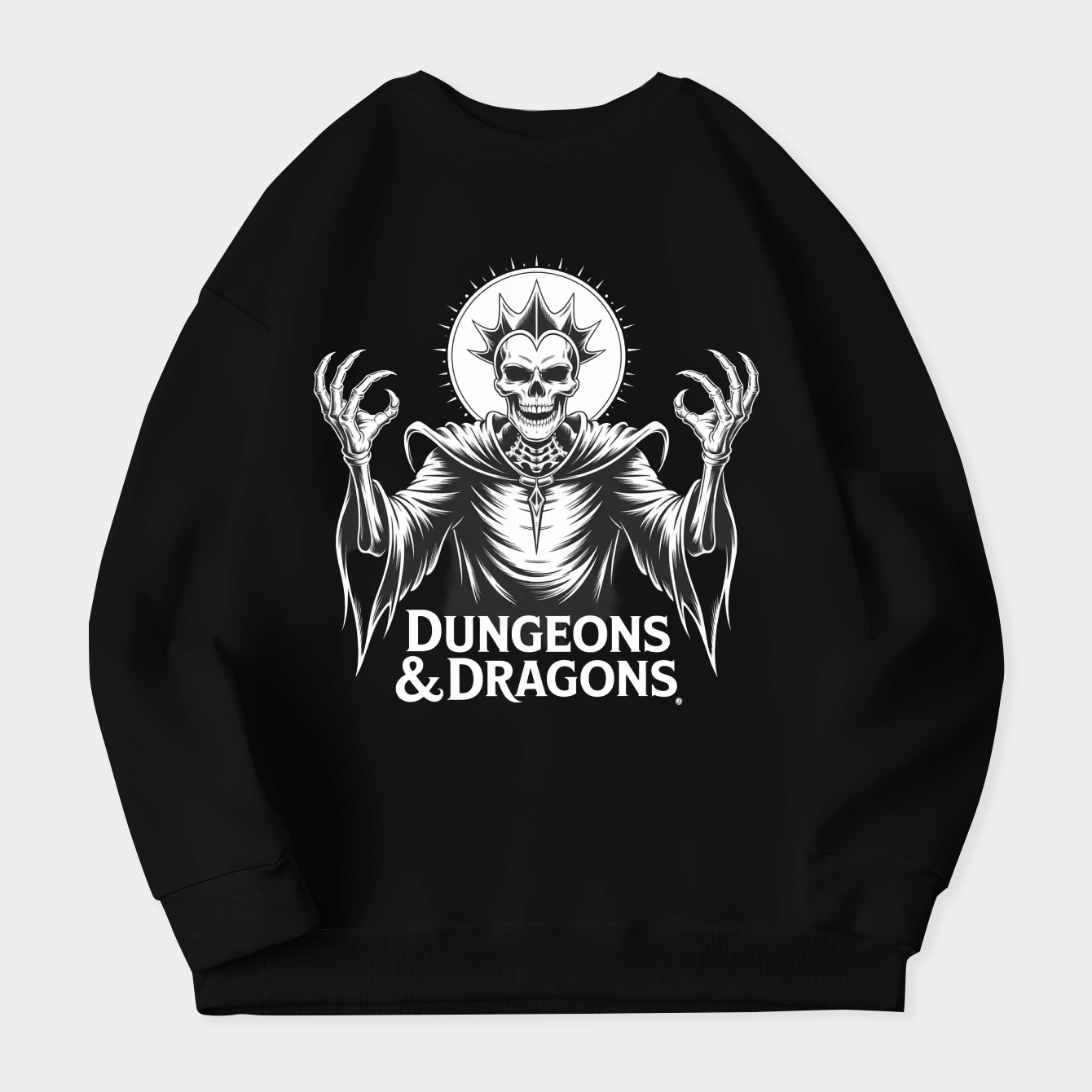 Old School Lich (Alt Print) Women's Plus Size Sweatshirt