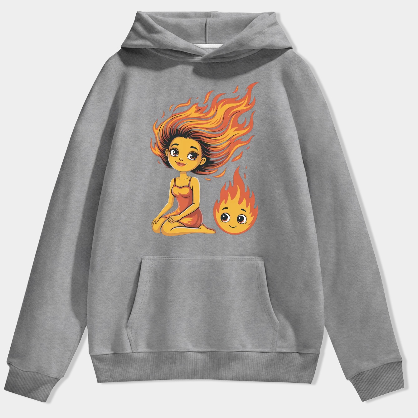 Flame Princess 2 Men's Hoodie