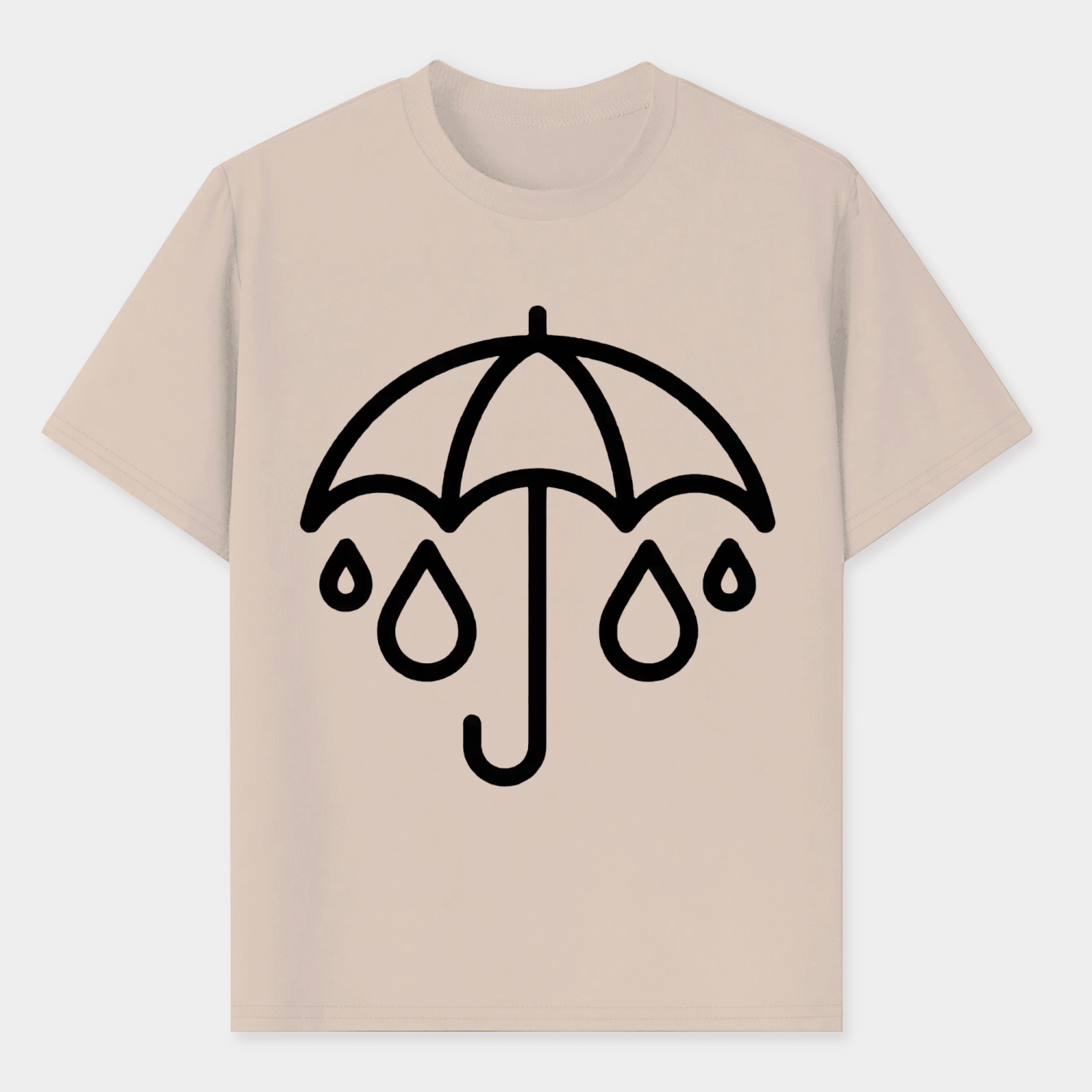 white umbrella Men's T-Shirt