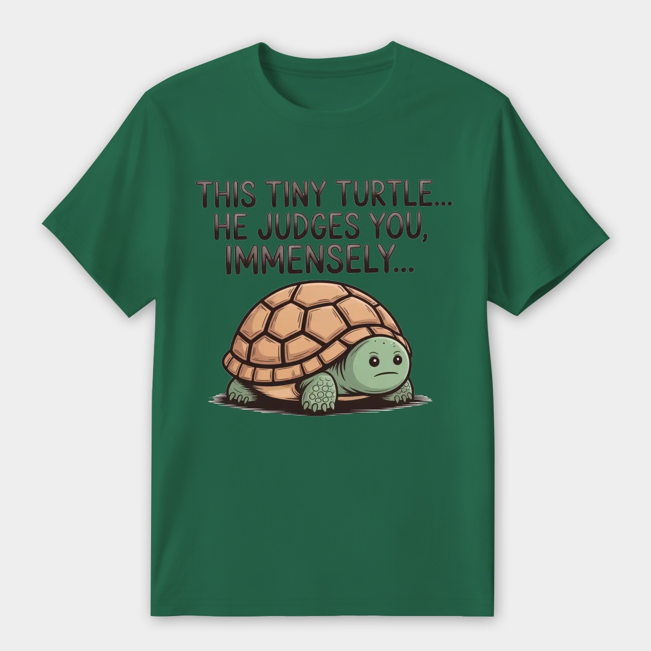 This Tiny Turtle Judges You... Women's Premium Soft T-Shirt